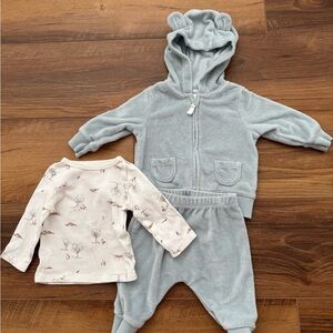 Carter's Soft Blue Baby Outfit